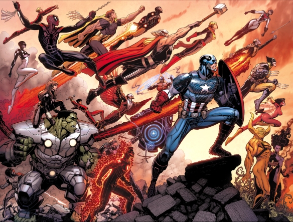 From Avengers World, the current comic book featuring the main Avengers lineup. Look, women and PoC!