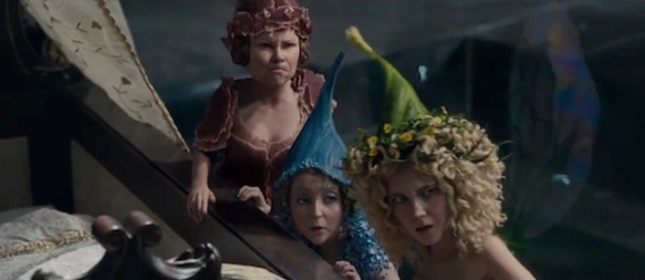 Aww, Flora, Fauna, and Merryweather! Actually, Knotgrass, Flittle, and Thistlewit ...why. Just why.