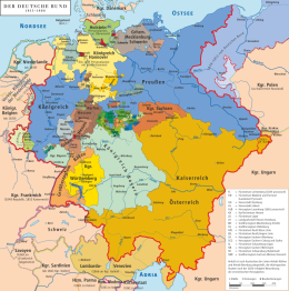 The German Confederation  after 1815
